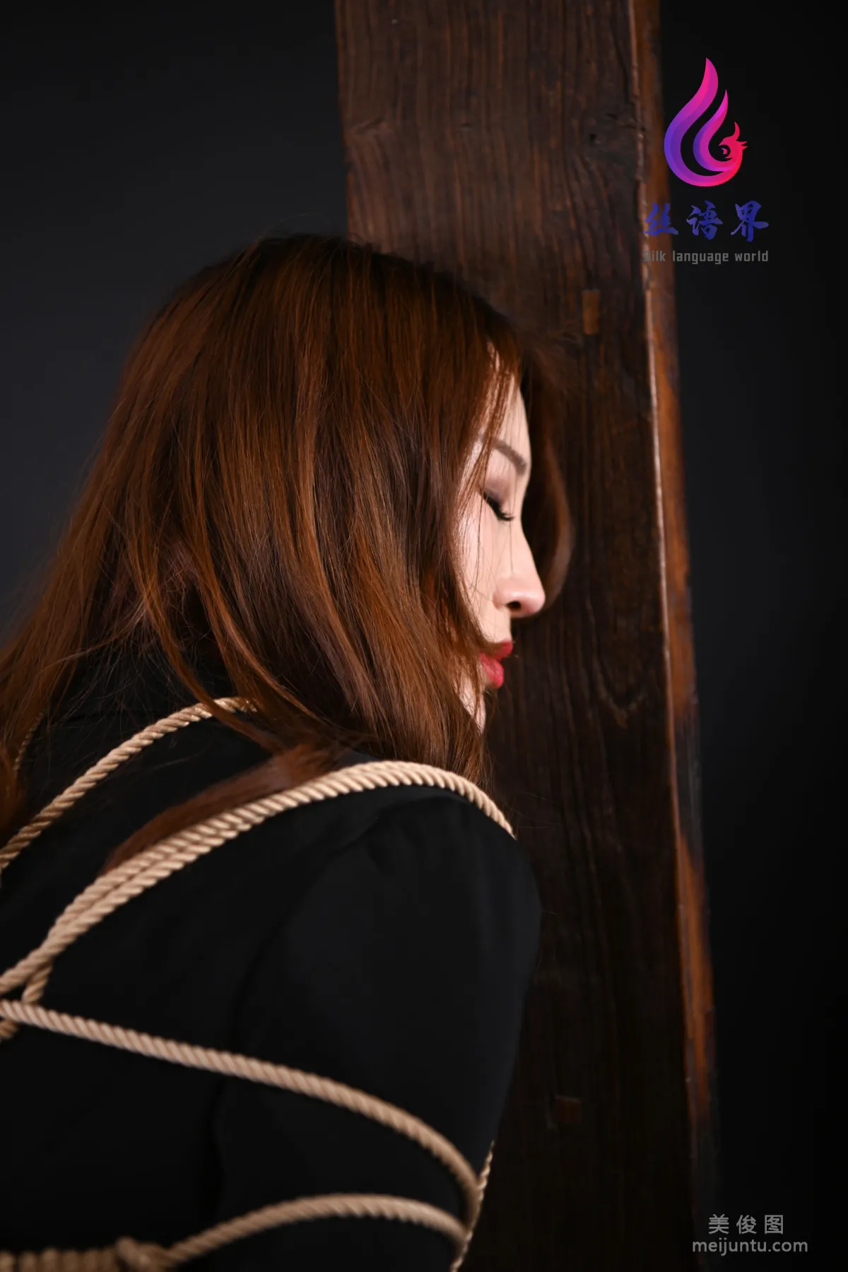 [Ligui] Web Beauty Miao Miao, Cross Bondage photo 14