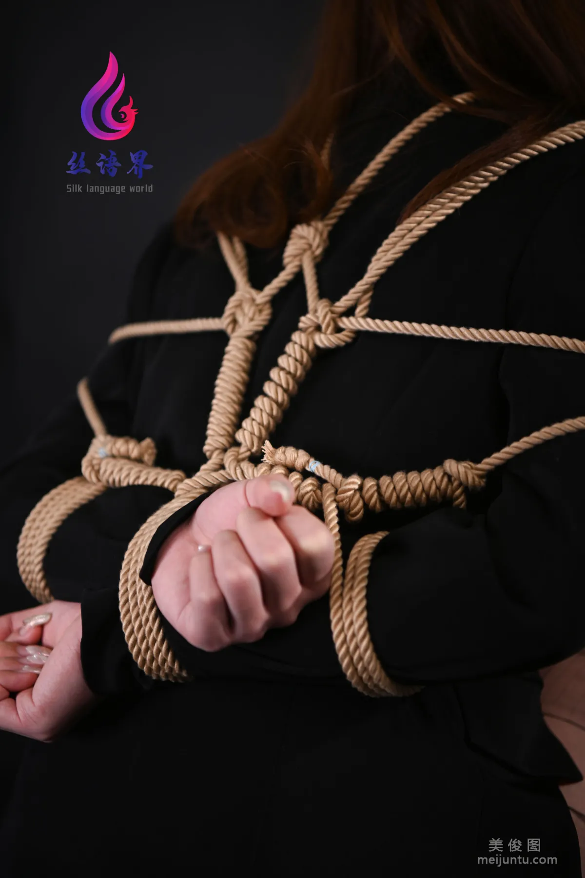 [Ligui] Web Beauty Miao Miao, Cross Bondage photo 12