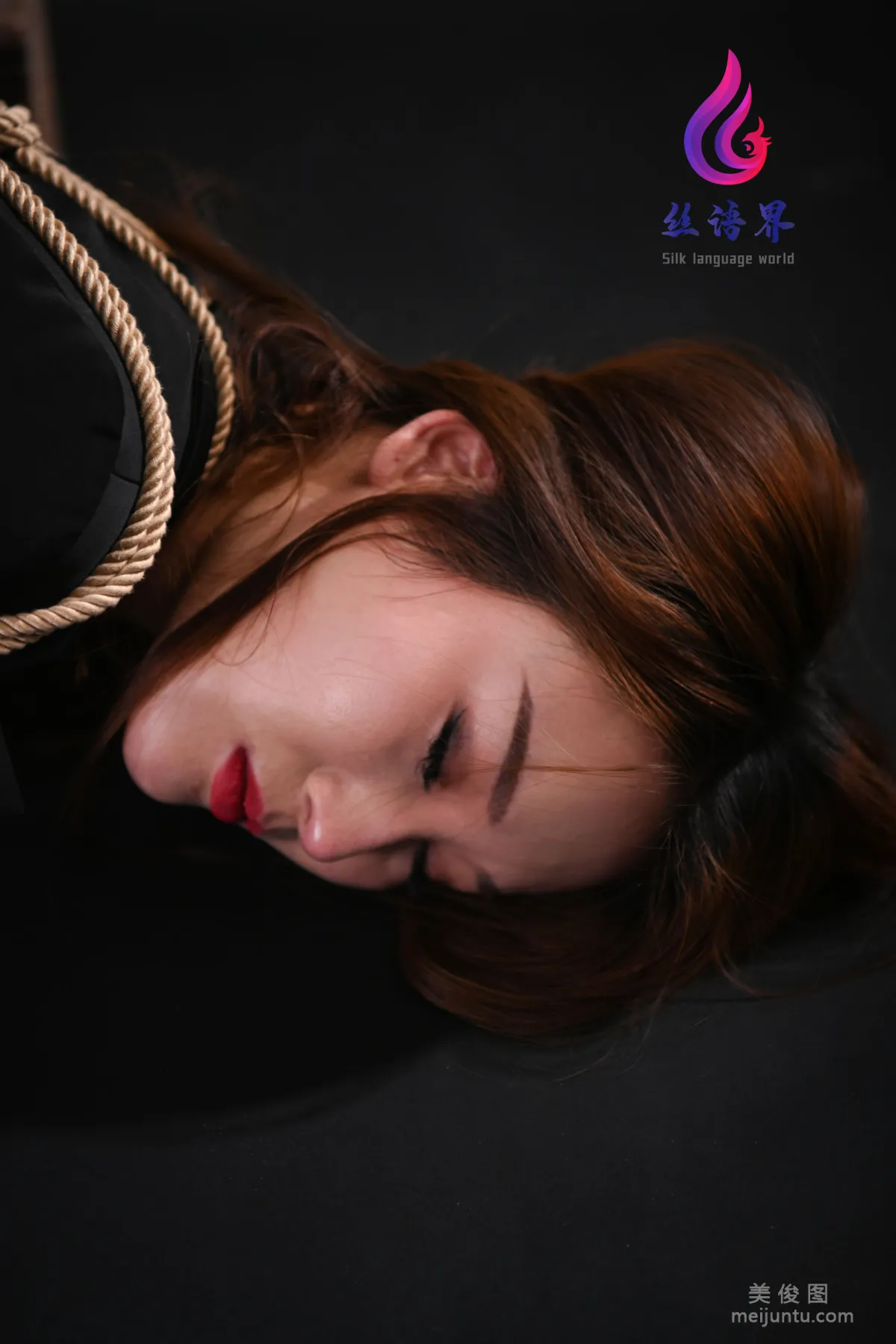 [Ligui] Web Beauty Miao Miao, Cross Bondage photo 8