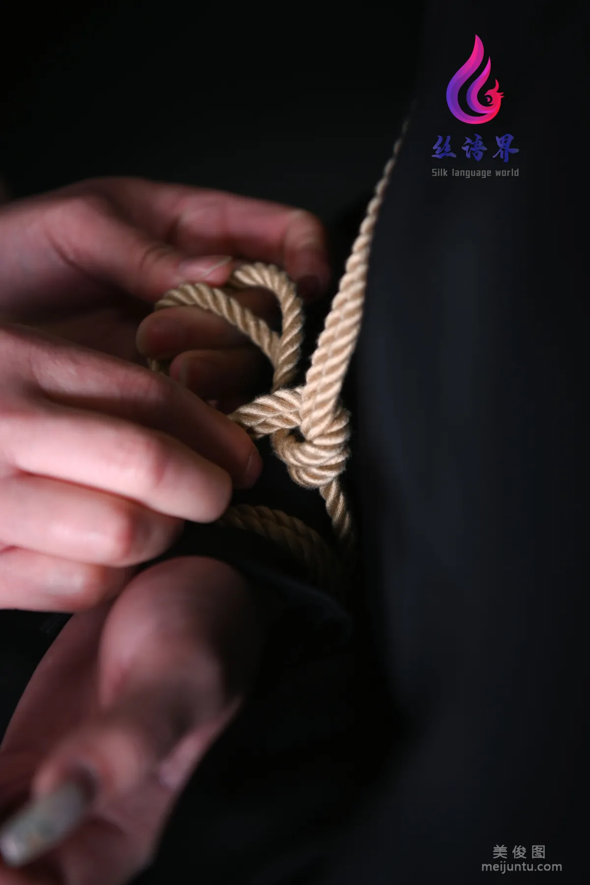[Ligui] Web Beauty Miao Miao, Cross Bondage photo 30