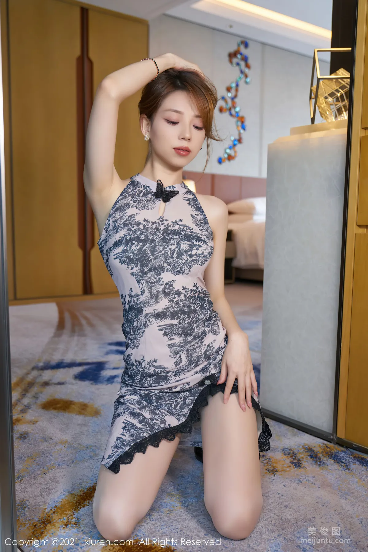 [XiuRen] No.3784 Yan Mo, Graceful and Elegant Cheongsam photo 17