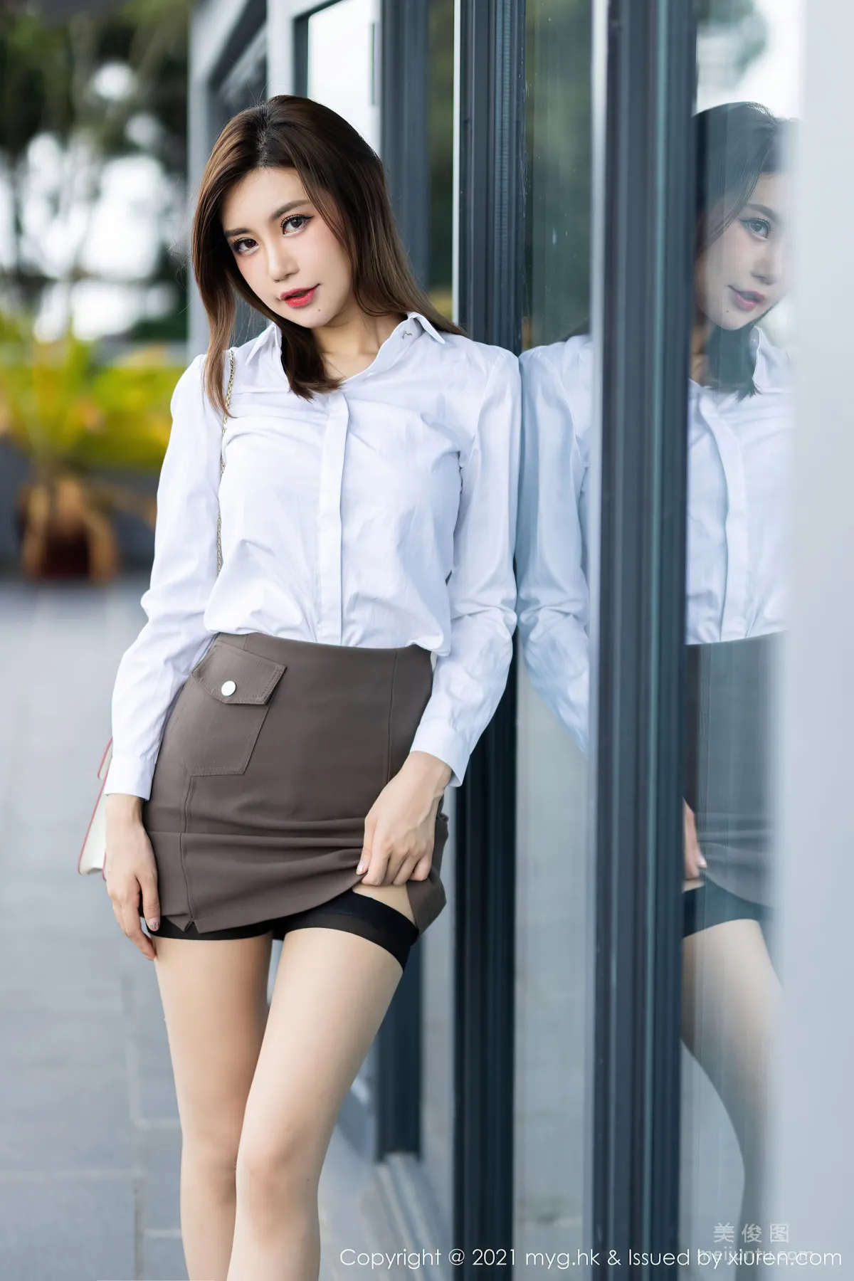[美媛館MyGirl] Vol.570 绮裡嘉Carina - 經典典雅的襯衫 17