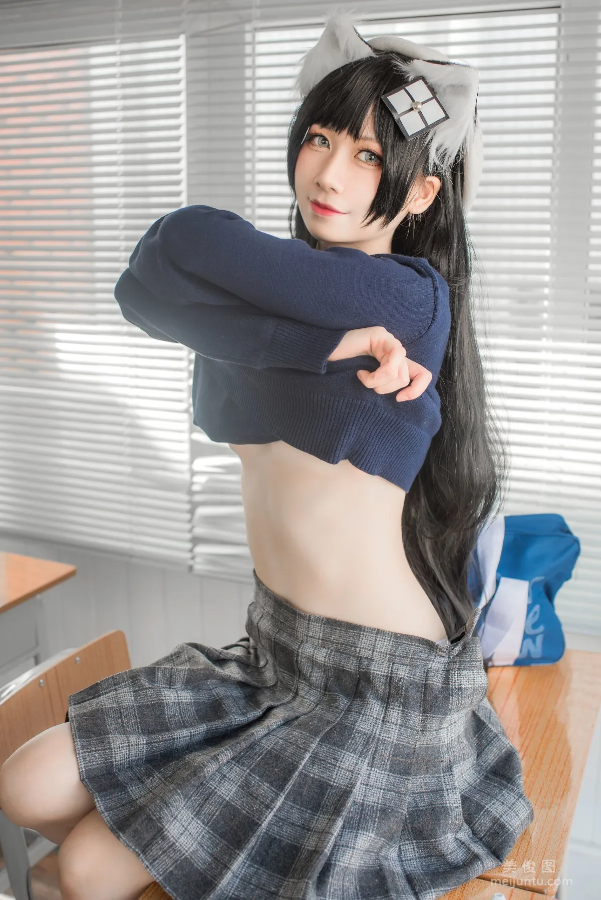 [Web Idols COSER Photos] izumi Quantaozi - Pure White Graduation Season photo 8