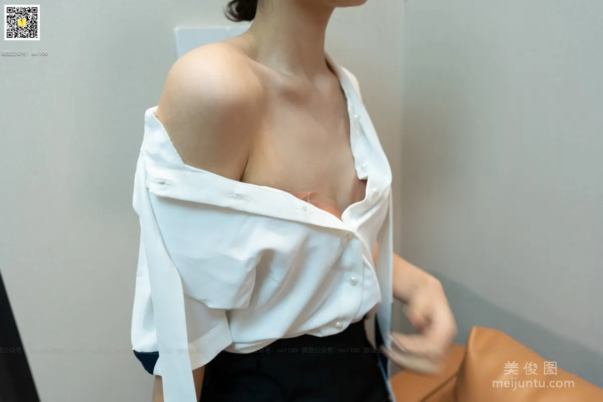 [ISS] Wen Ting - Formal Wear and Black Stockings, Stockings and Beautiful Legs Set photo 73