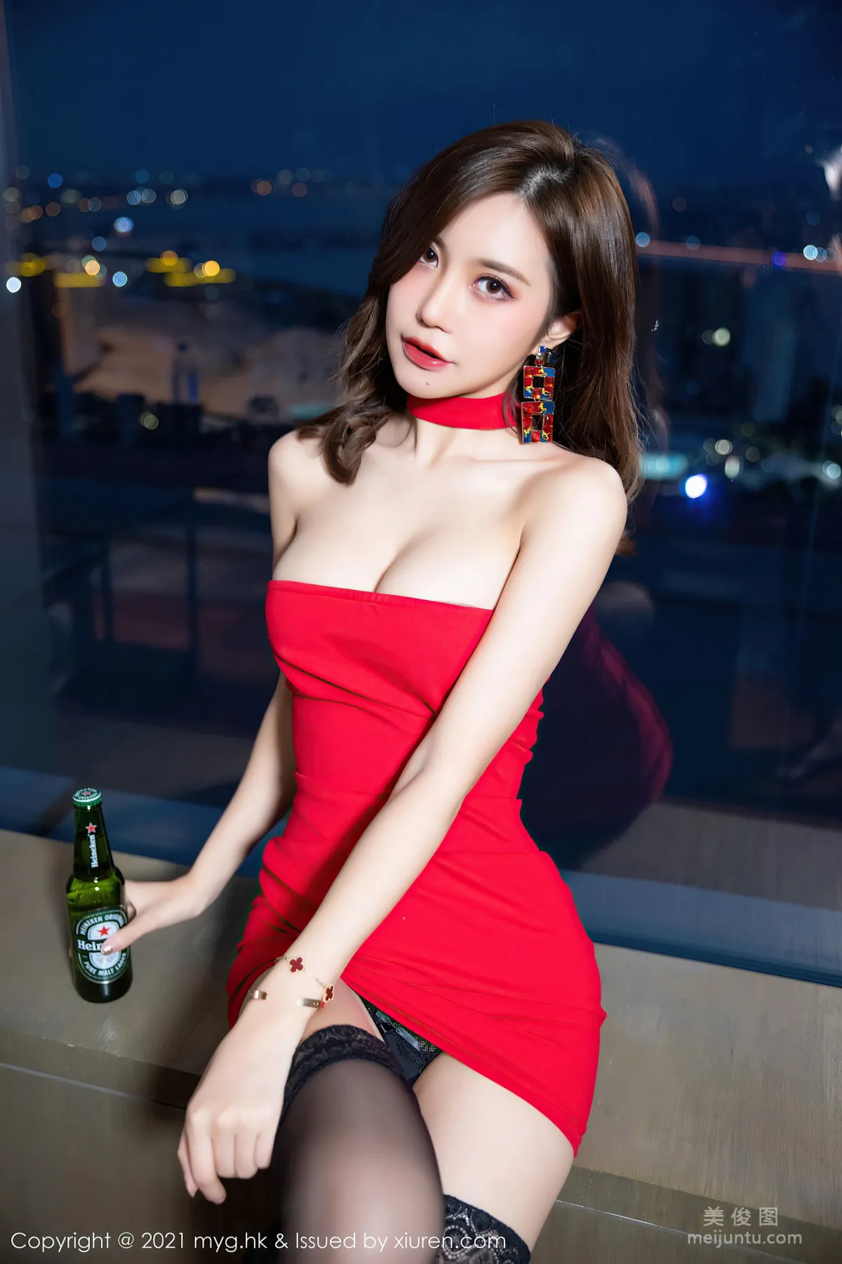 [美媛館MyGirl] Vol.566 绮裡嘉Carina - 邂逅美女酒後主題系列 86