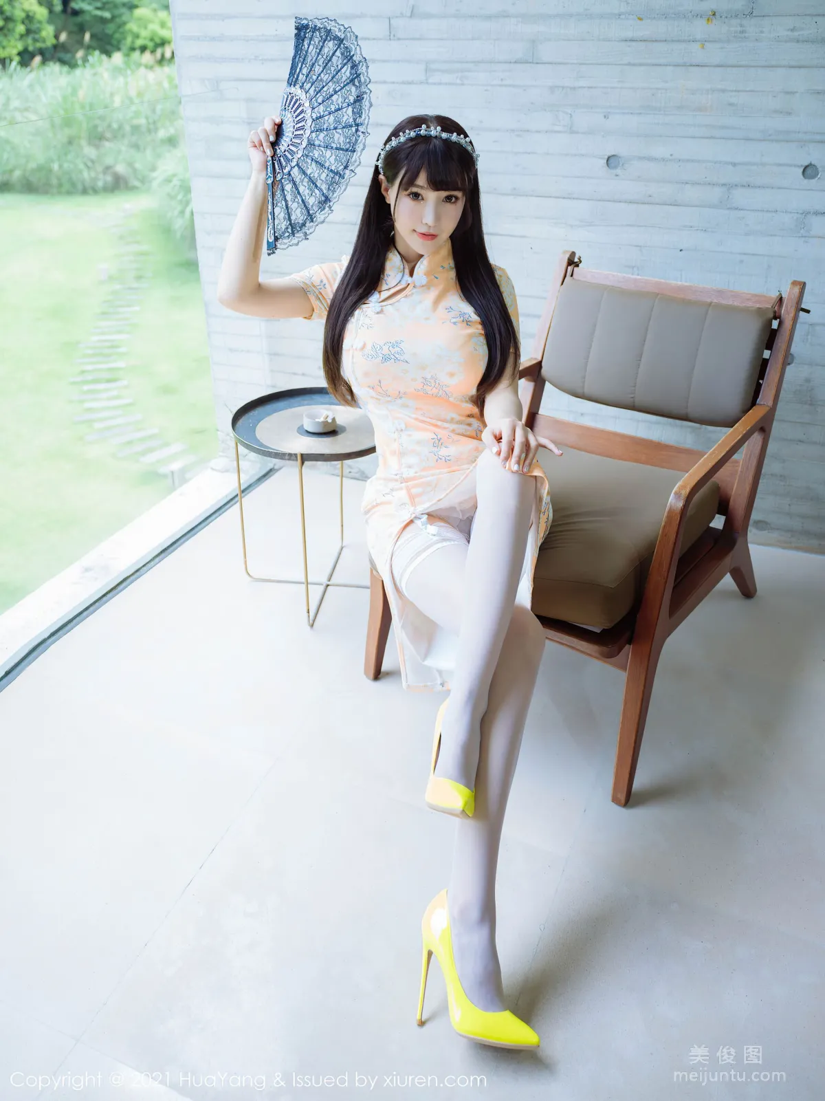 [花漾HuaYang] Vol.436 朱可儿Flower - 绚丽浪漫气息的典雅旗袍3