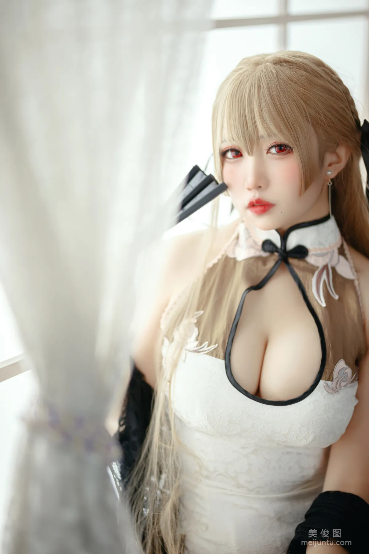 [网红COSER] 动漫博主貓田聖奈奈(桃之啾啾) - 白玉佳人11