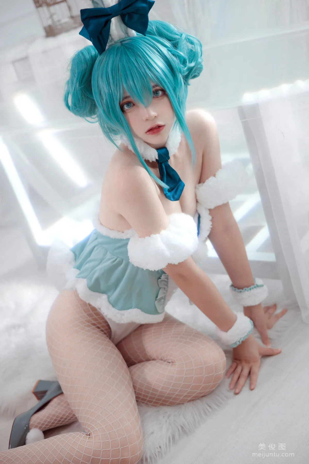 [網紅COSER] 瘋貓ss - miku初音兔女郎 2