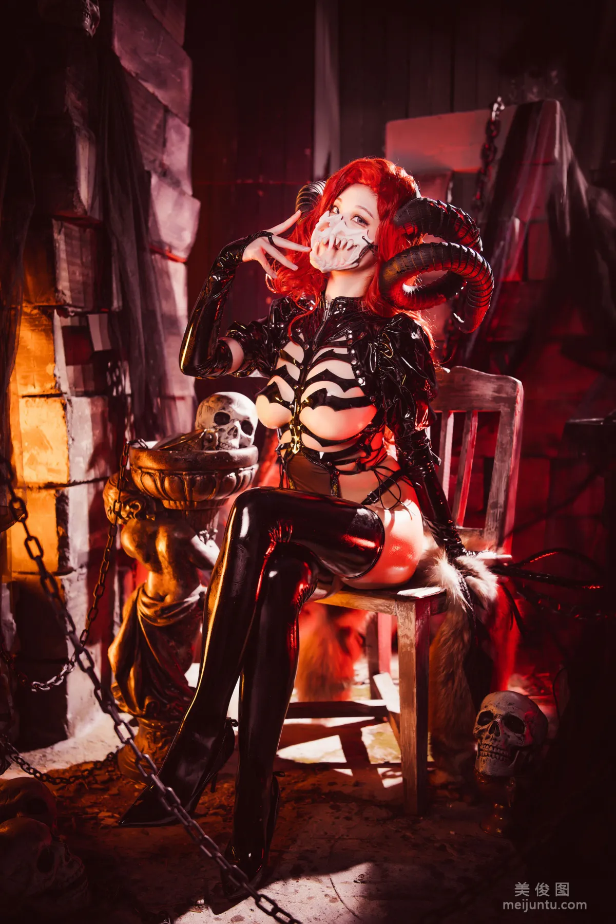 [Web Idols] Cute Girl Mizhi Maoqiu - Skeleton photo 6