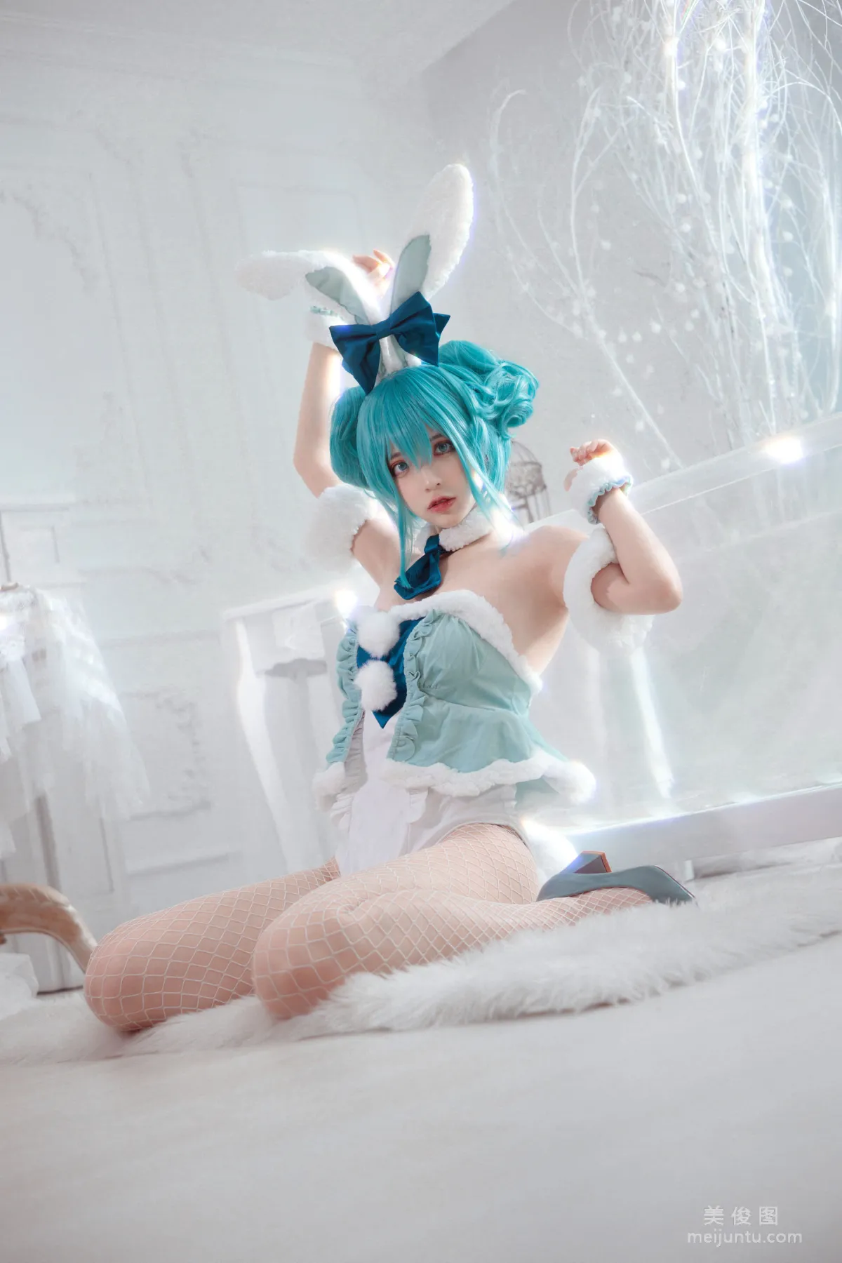 [網紅COSER] 瘋貓ss - miku初音兔女郎 11
