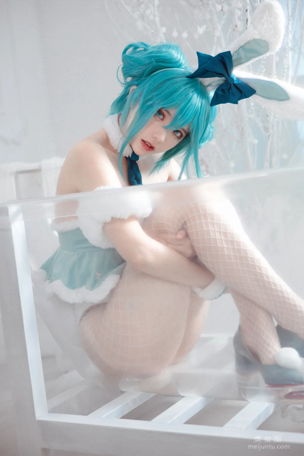 [網紅COSER] 瘋貓ss - miku初音兔女郎 18