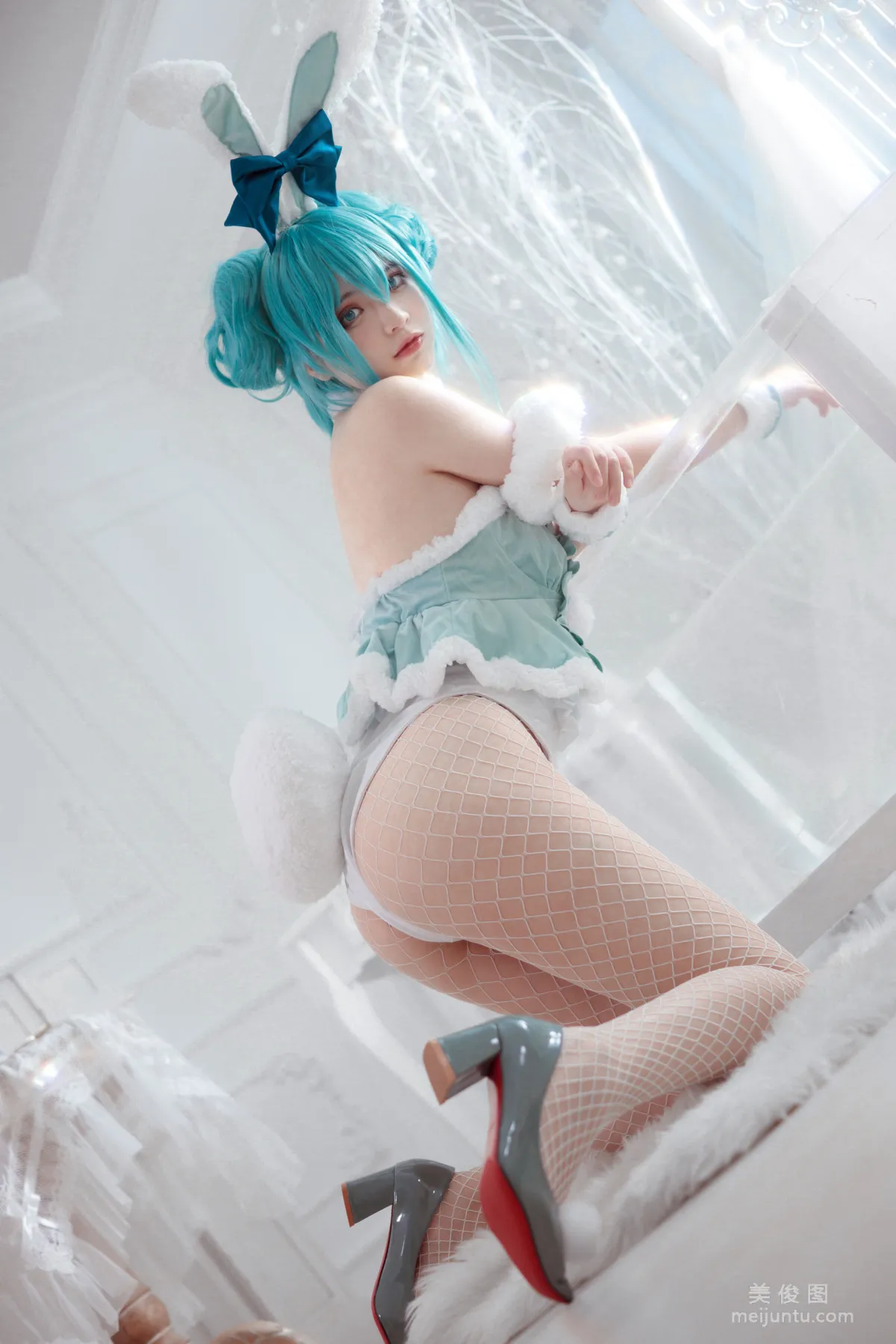 [網紅COSER] 瘋貓ss - miku初音兔女郎 15