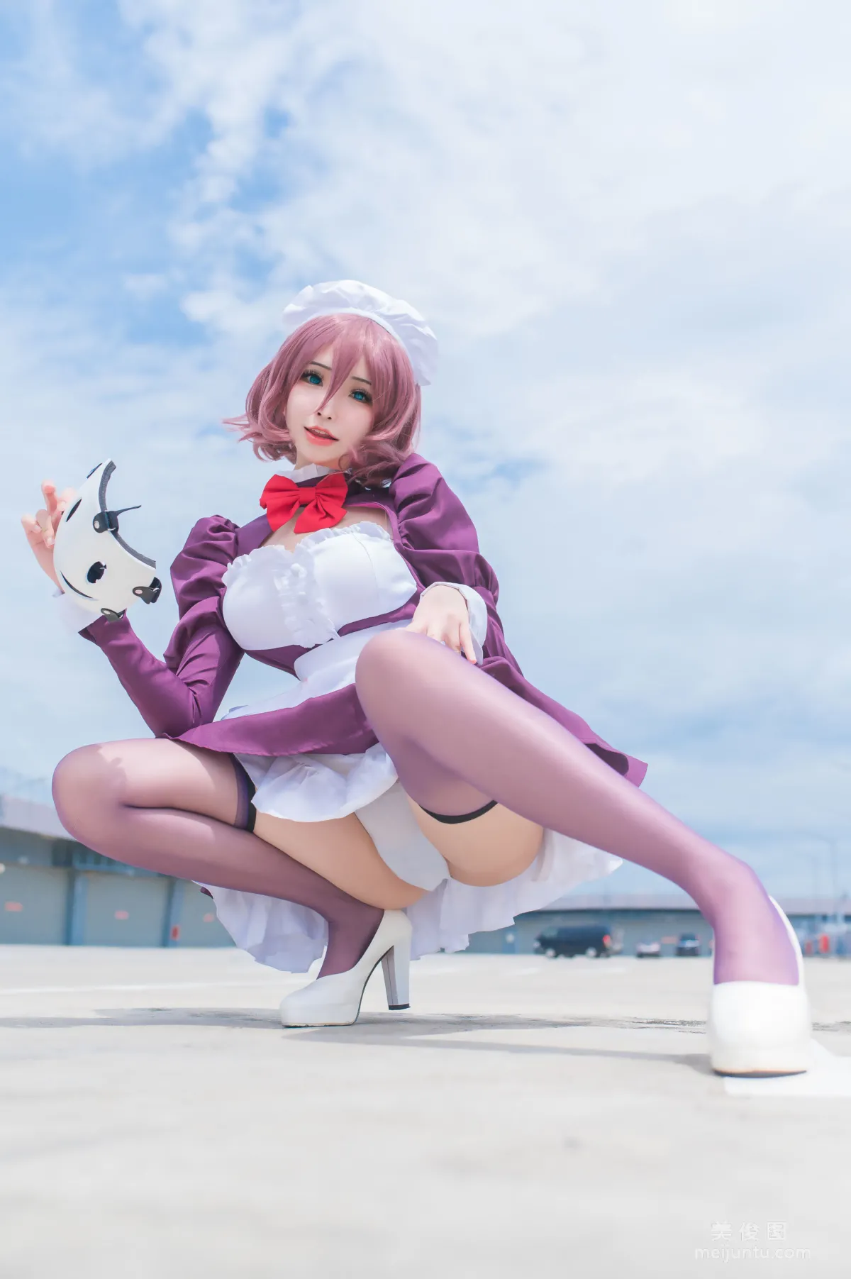[Web Celebrity COSER] Plant Lily - Maid Mask photo 7
