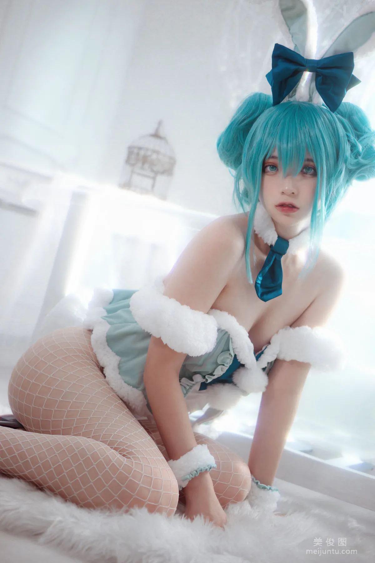 [網紅COSER] 瘋貓ss - miku初音兔女郎 6