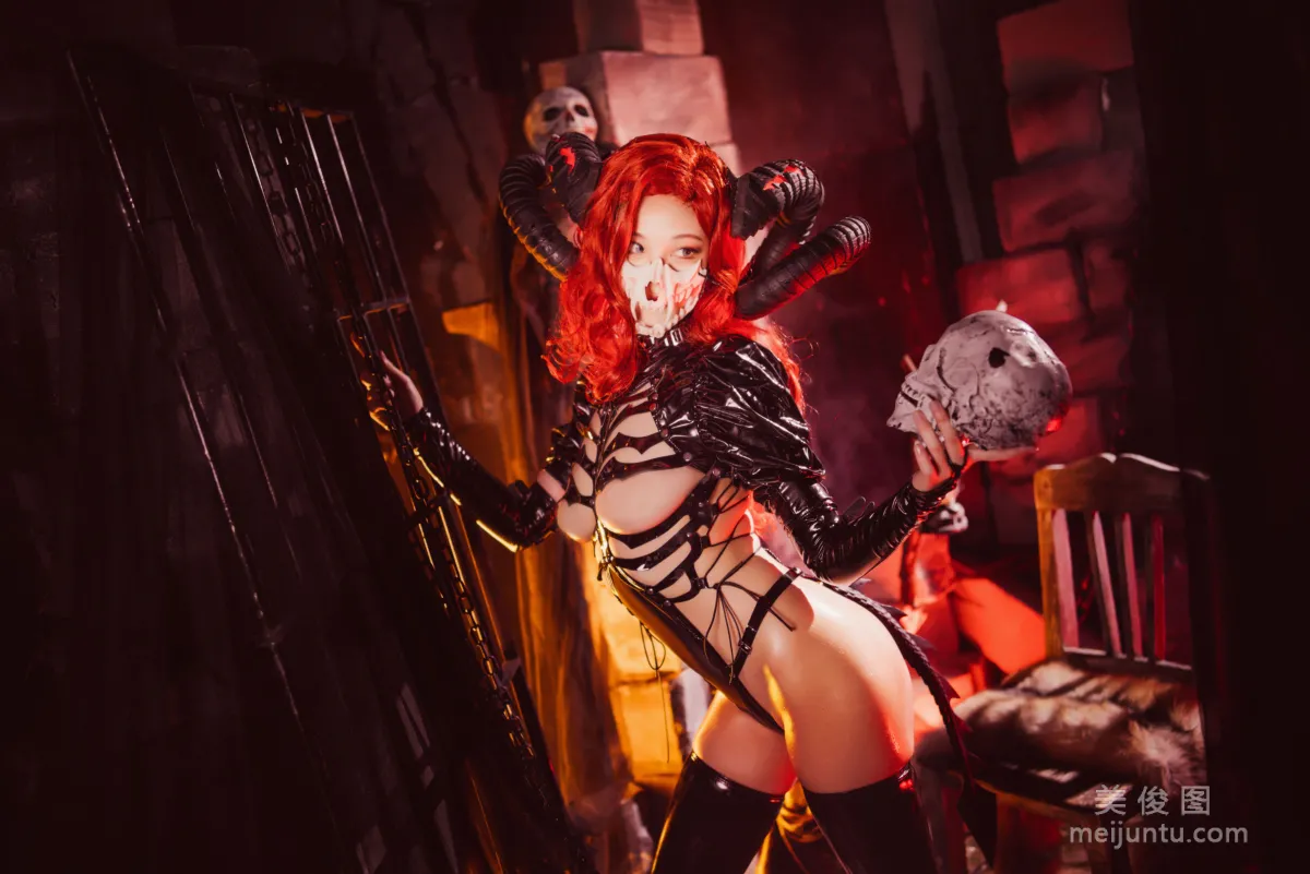 [Web Idols] Cute Girl Mizhi Maoqiu - Skeleton photo 13