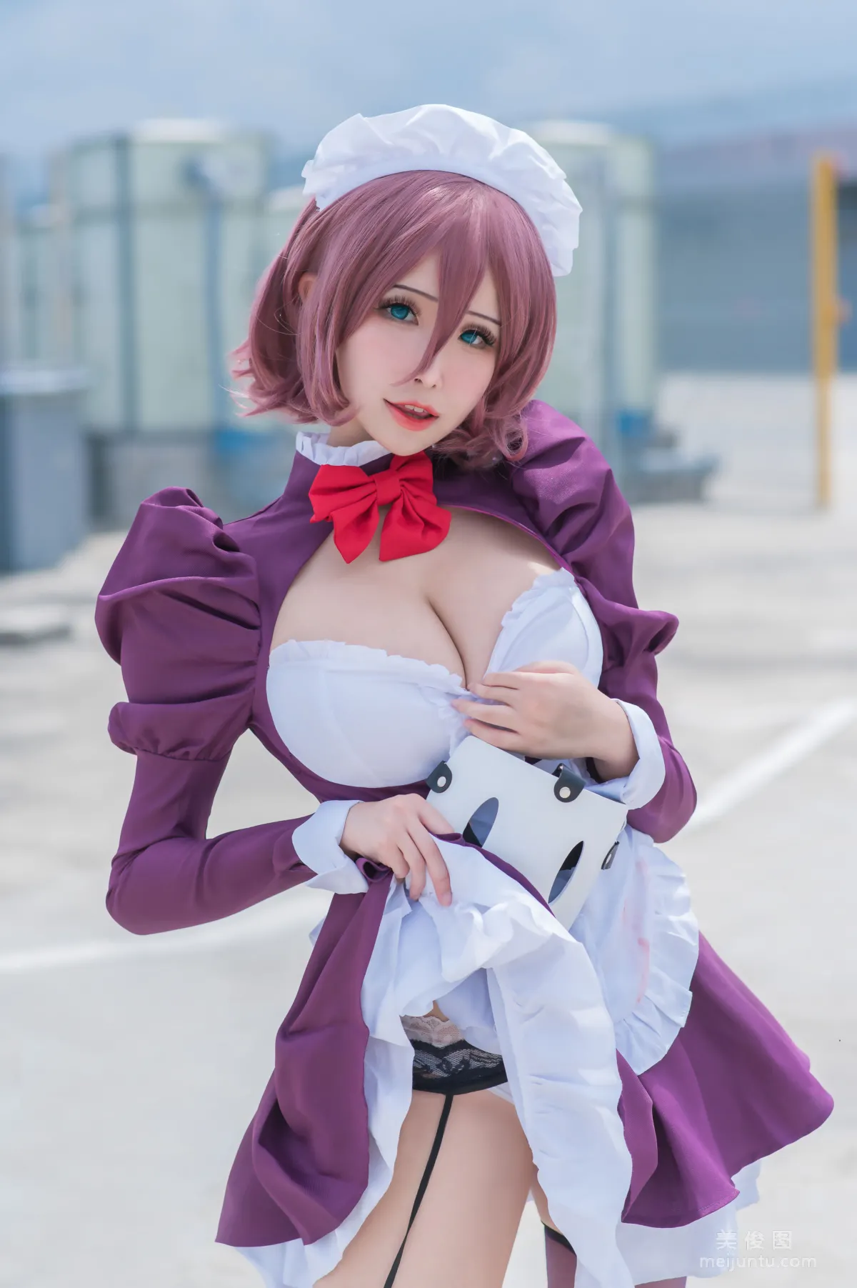 [Web Celebrity COSER] Plant Lily - Maid Mask photo 3