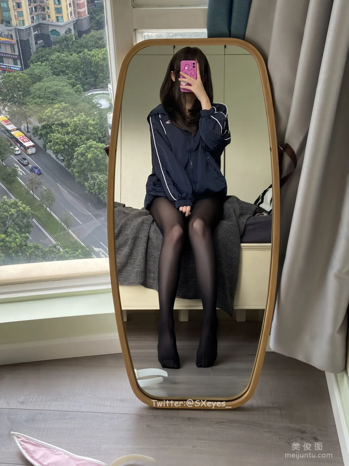 [Web Idols COSER] Yanjiang Damo Wang w - Black Stockings Bunny Girl photo 2