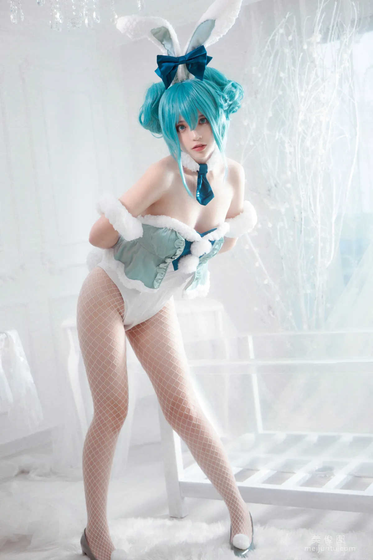 [網紅COSER] 瘋貓ss - miku初音兔女郎 22