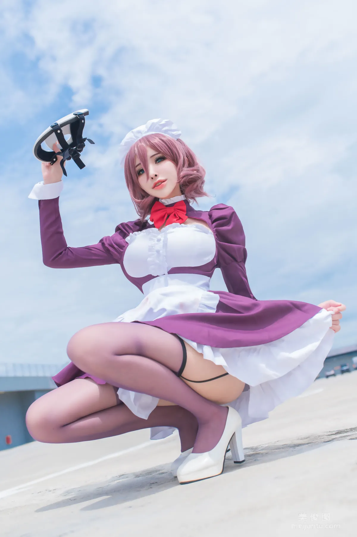 [Web Celebrity COSER] Plant Lily - Maid Mask photo 8