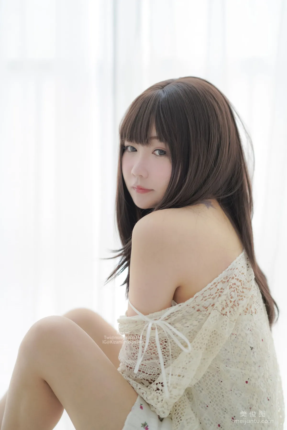[銘銘Kizami] fantia 2021.09 针织衫+睡衣系列10