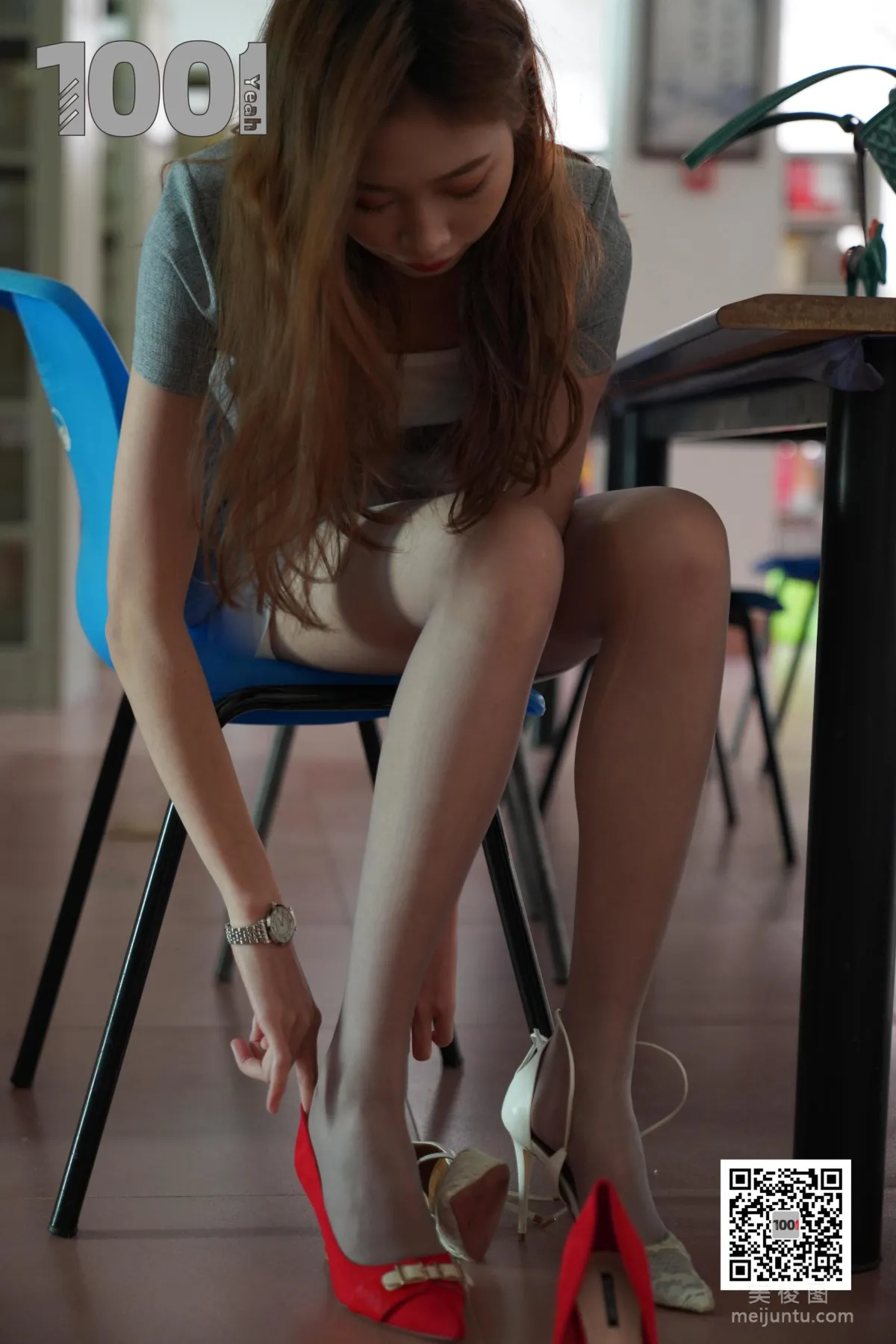 [One Thousand and One Nights] Model Cao Mei, The New Intern Teacher 1 Photo Set photo 28