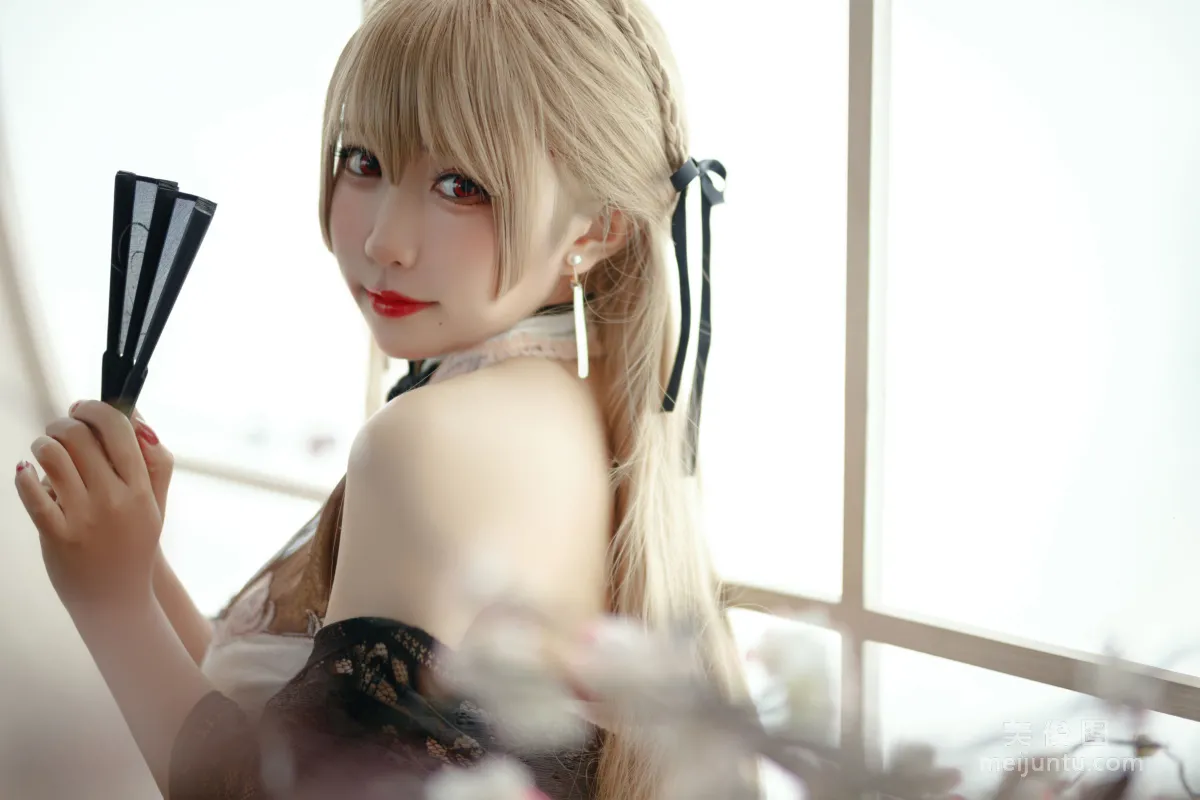 [網紅COSER] 動漫博主貓田聖奈奈(桃之啾啾) - 白玉佳人 13