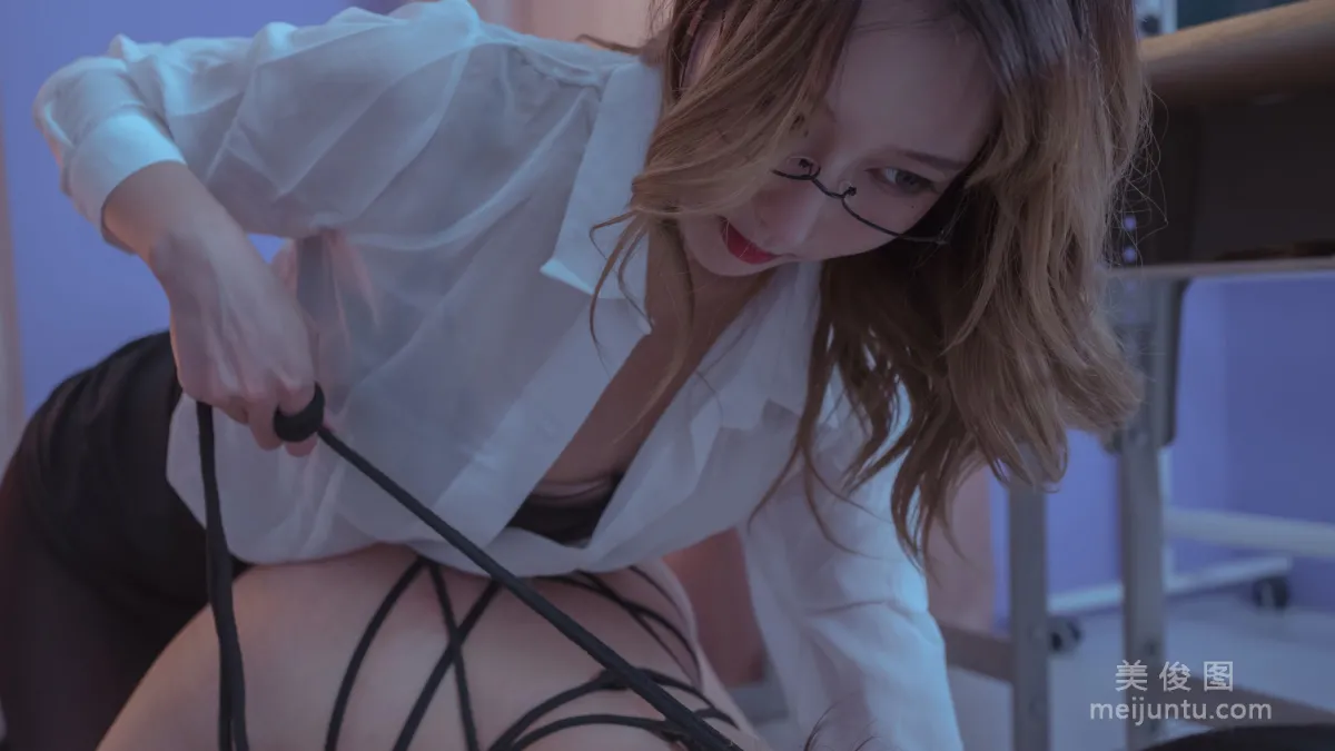 [Web Idols] Yun Xixi - Classroom Rope Art photo 48