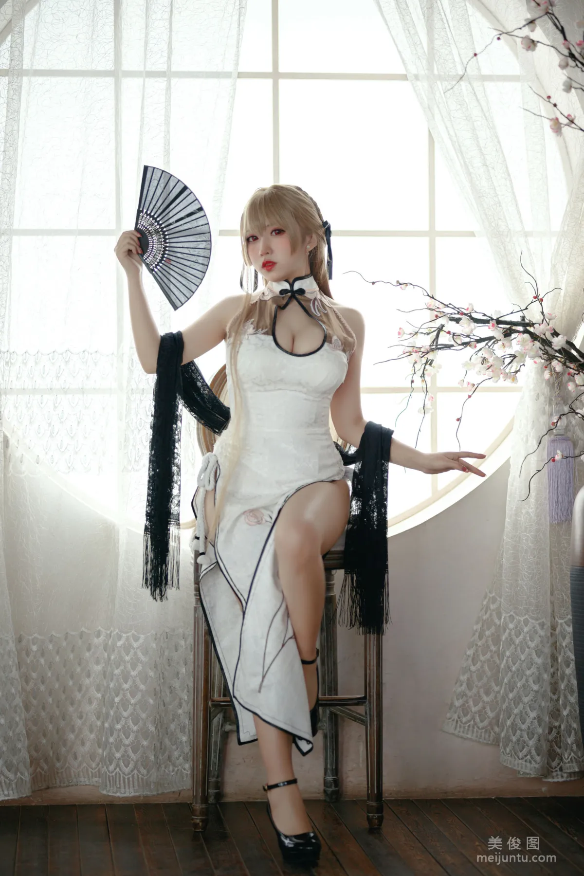 [網紅COSER] 動漫博主貓田聖奈奈(桃之啾啾) - 白玉佳人 2
