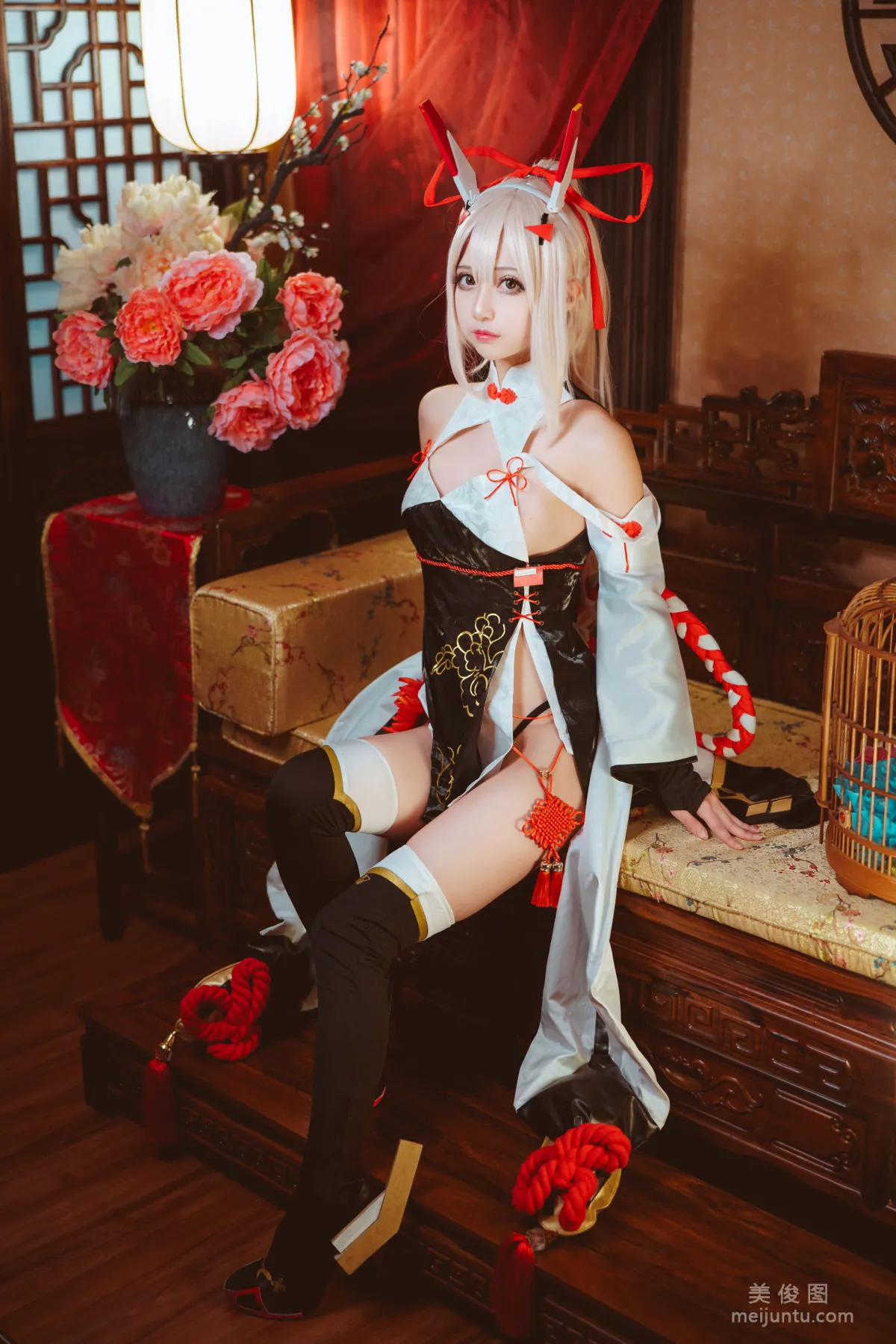 [Internet Celebrity COSER] Chongtian Linhua Rinka - Ayanami Cheongasm photo 5