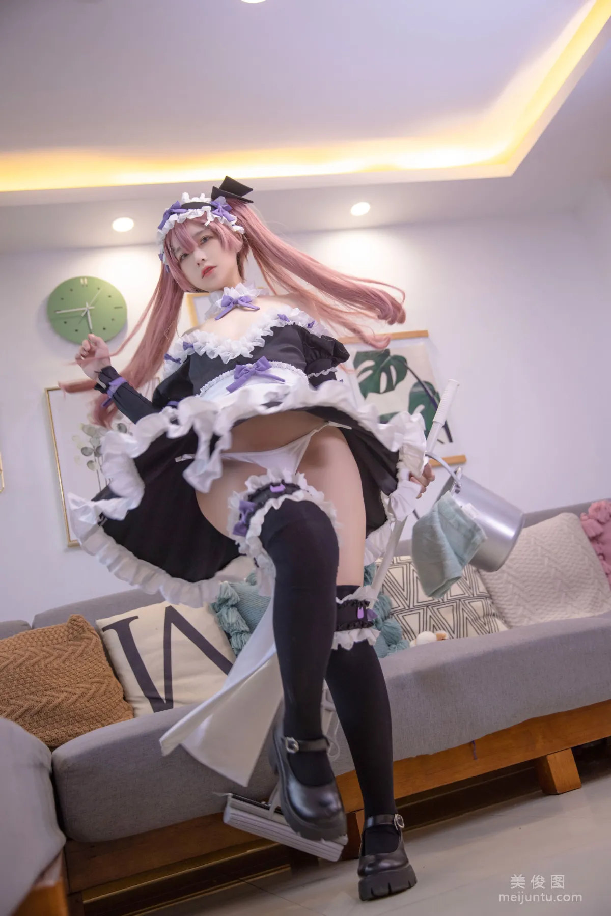 [Web Idols COSER] Anime Blogger G44 Buhui Shoushang, Lade Maid photo 16