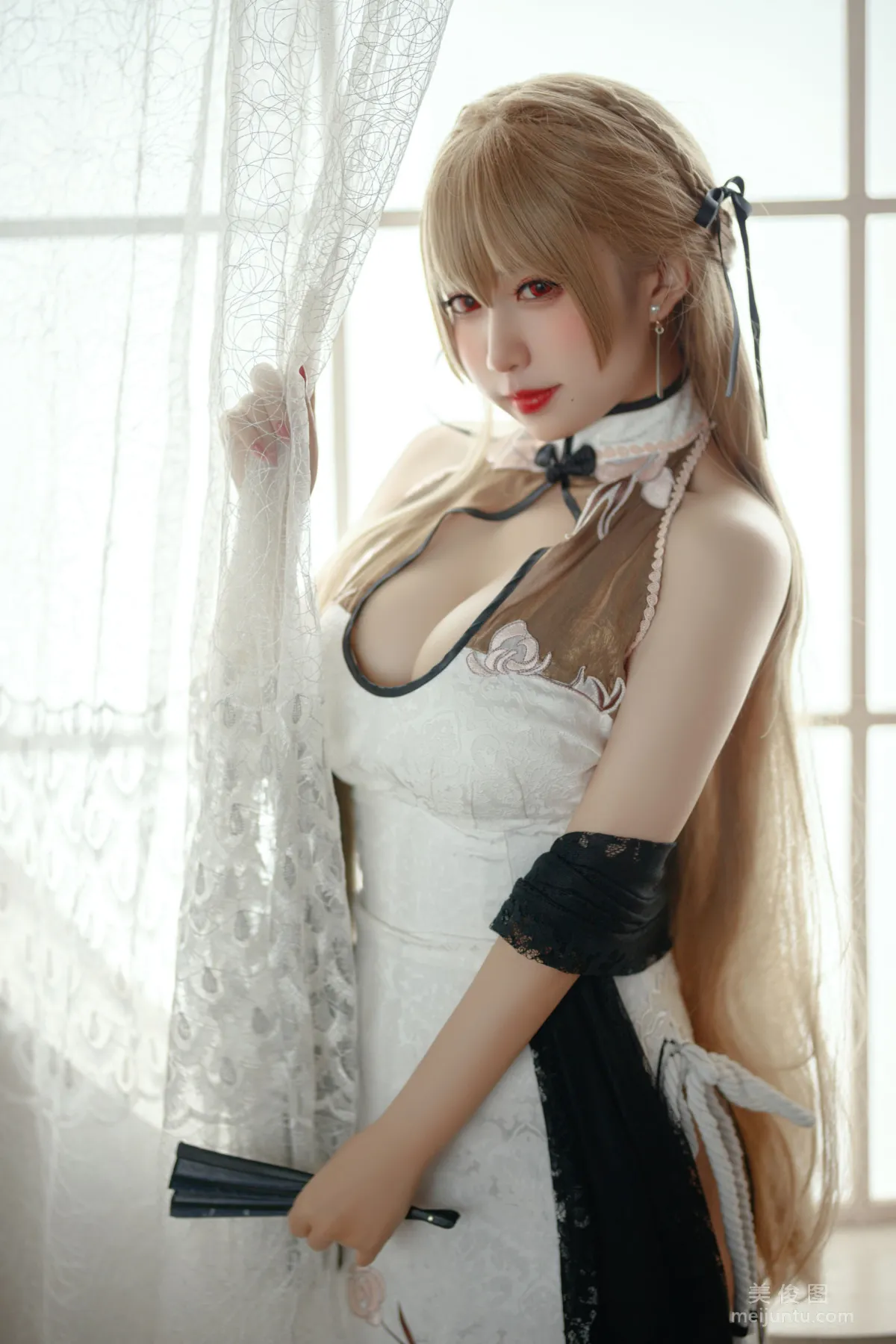 [網紅COSER] 動漫博主貓田聖奈奈(桃之啾啾) - 白玉佳人 19