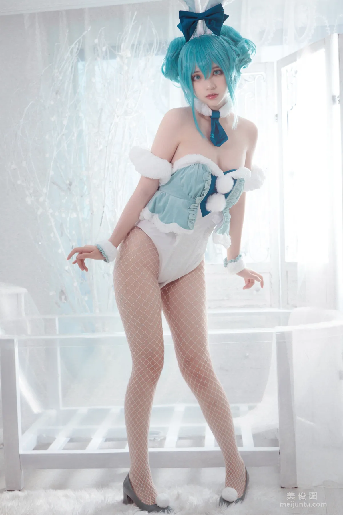 [網紅COSER] 瘋貓ss - miku初音兔女郎 20