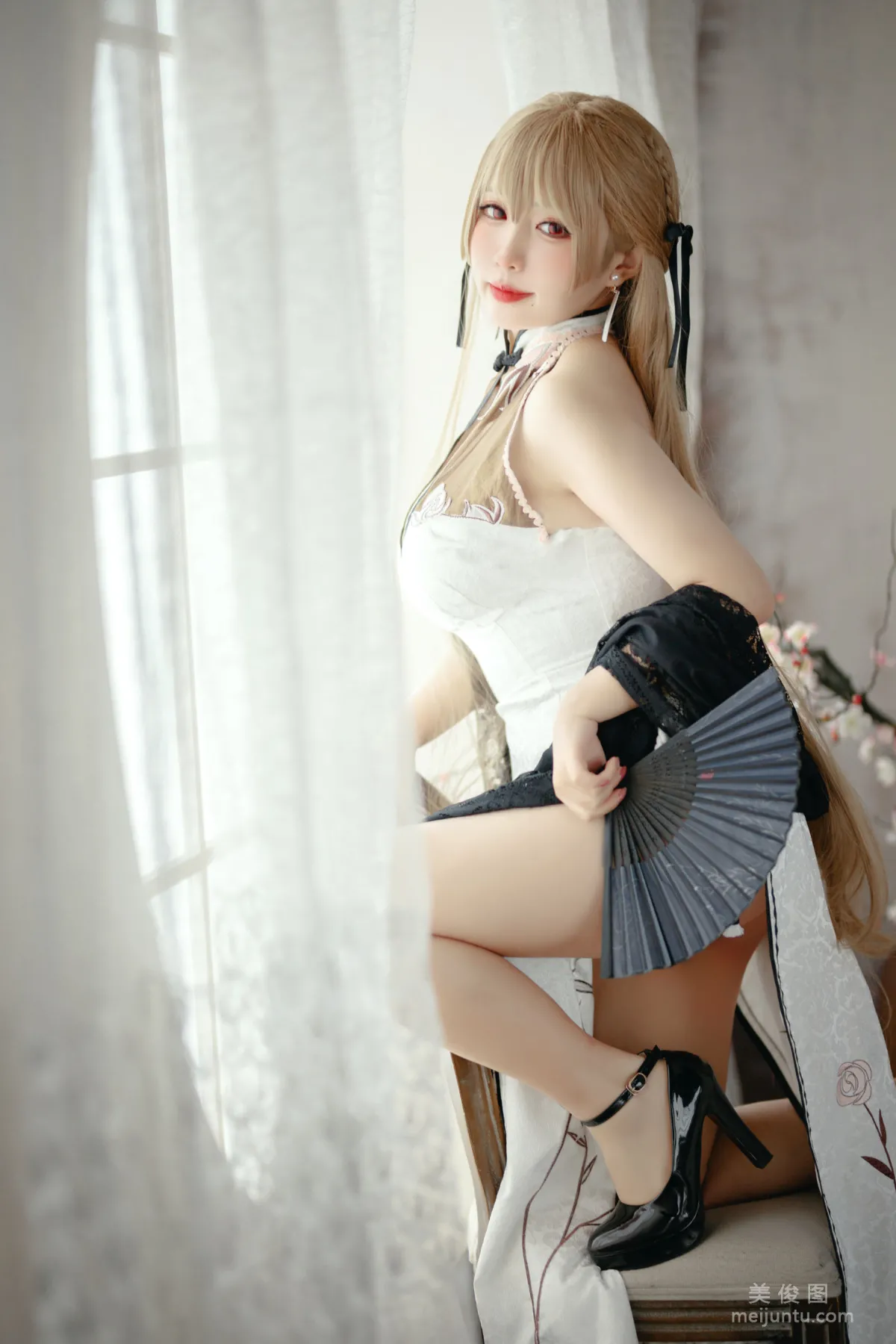[網紅COSER] 動漫博主貓田聖奈奈(桃之啾啾) - 白玉佳人 3
