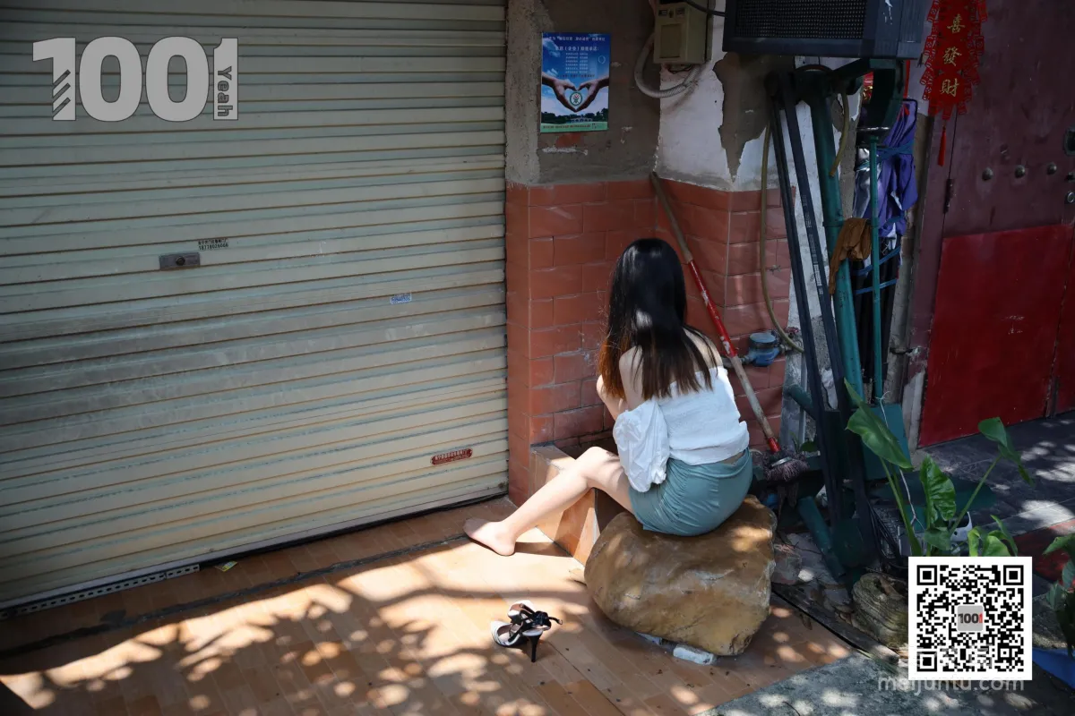 [One Thousand and One Nights IESS] Model Xi Gua, Strolling the Antique City 3 Beautiful Legs and Silk Feet Photo Set photo 95