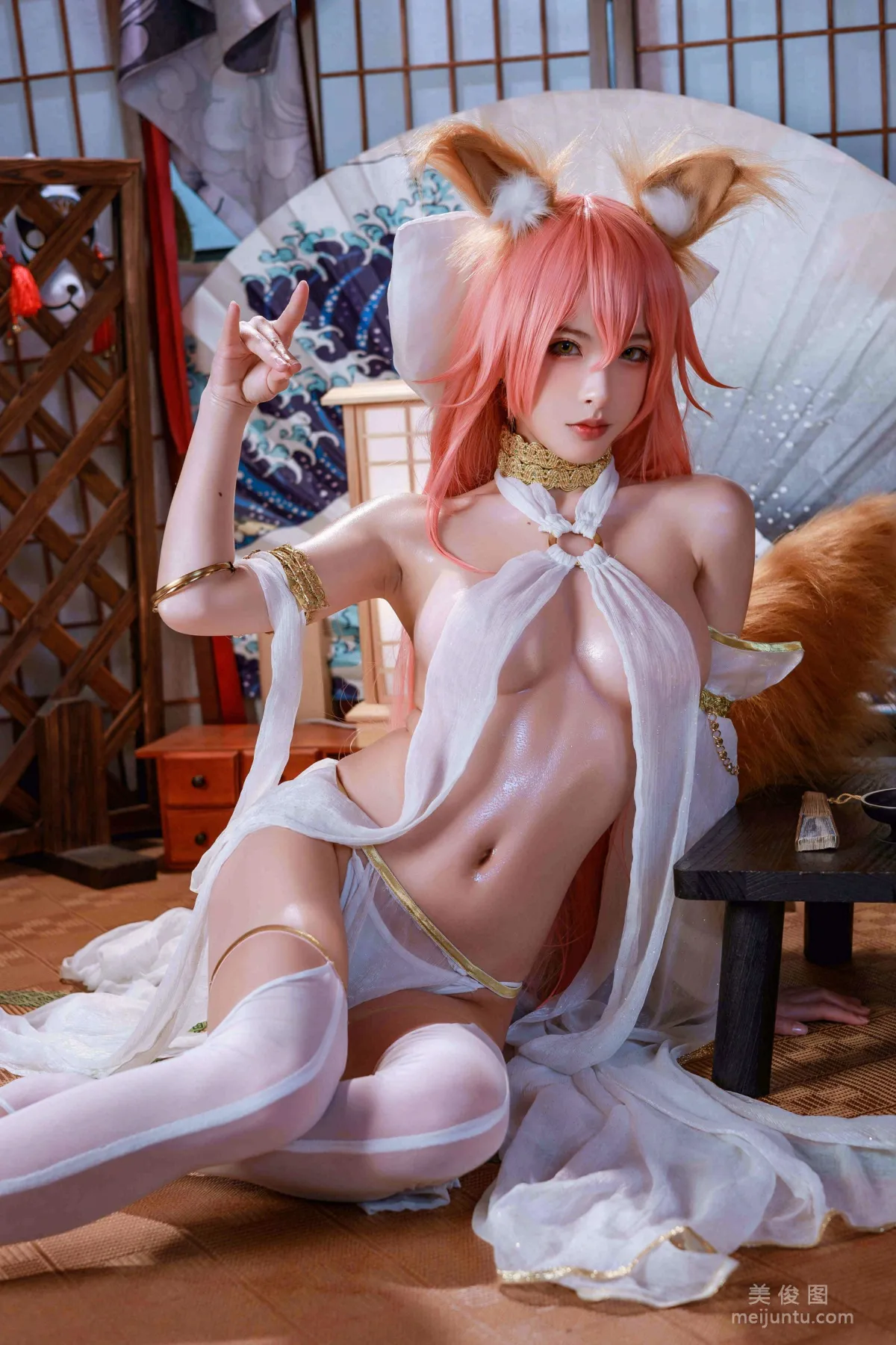 [Web Celebrity COSER] Stunner Qingshui Younai - Tamamo no Mae photo 12