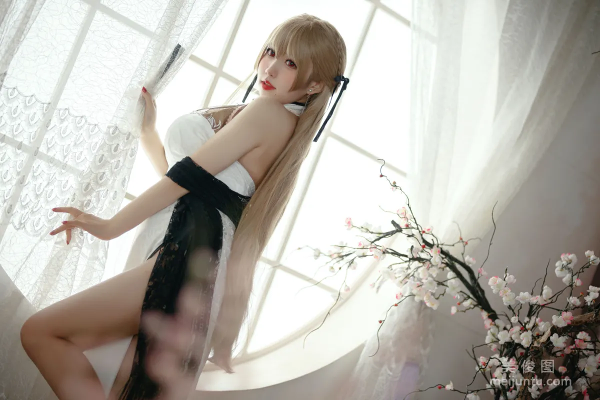 [網紅COSER] 動漫博主貓田聖奈奈(桃之啾啾) - 白玉佳人 21