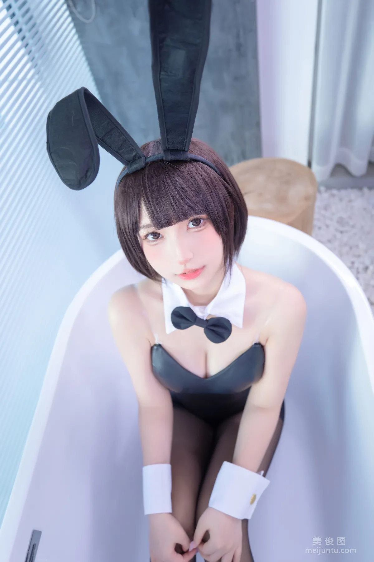 [網紅COSER] 蘿莉神楽闆真冬之バニーバブル 28
