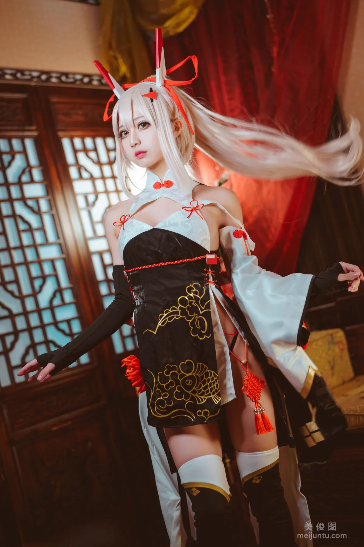 [Internet Celebrity COSER] Chongtian Linhua Rinka - Ayanami Cheongasm photo 3
