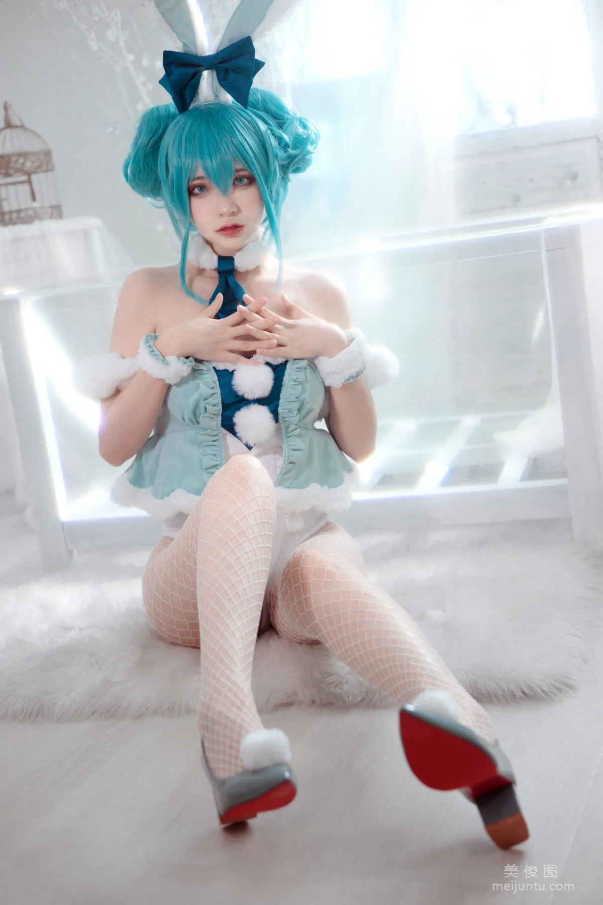 [网红COSER] 疯猫ss - miku初音兔女郎1