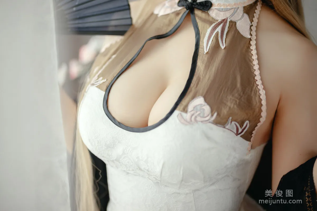 [網紅COSER] 動漫博主貓田聖奈奈(桃之啾啾) - 白玉佳人 5