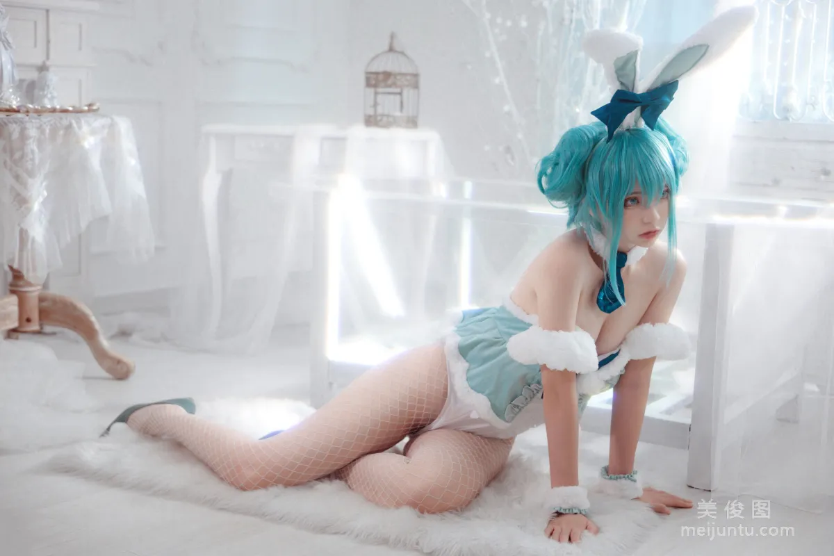 [網紅COSER] 瘋貓ss - miku初音兔女郎 10