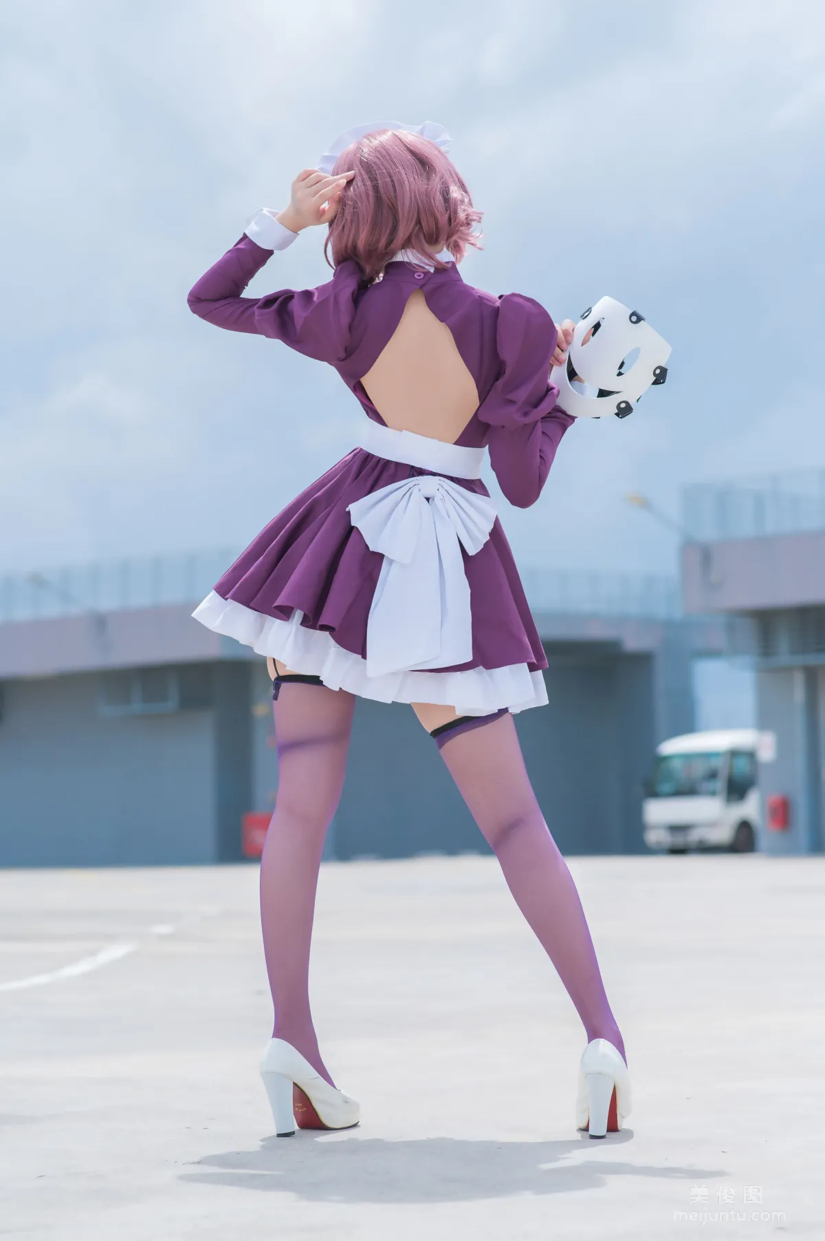 [Web Celebrity COSER] Plant Lily - Maid Mask photo 12