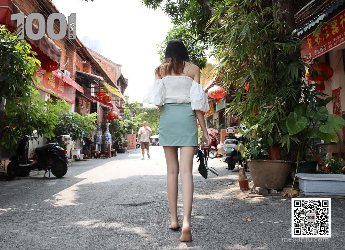[One Thousand and One Nights IESS] Model Xi Gua, Strolling the Antique City 3 Beautiful Legs and Silk Feet Photo Set photo 66