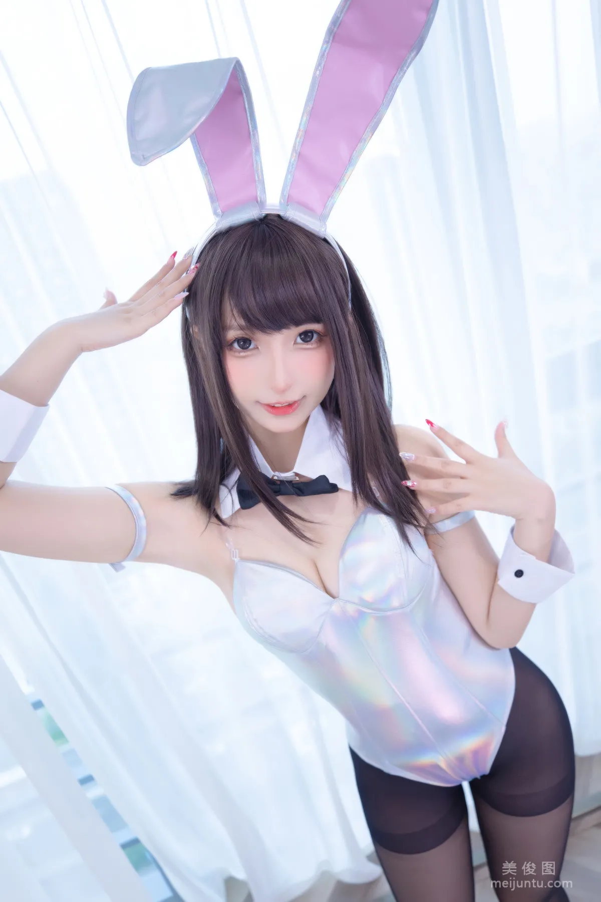 [網紅COSER] 蘿莉神楽闆真冬之バニーバブル 13