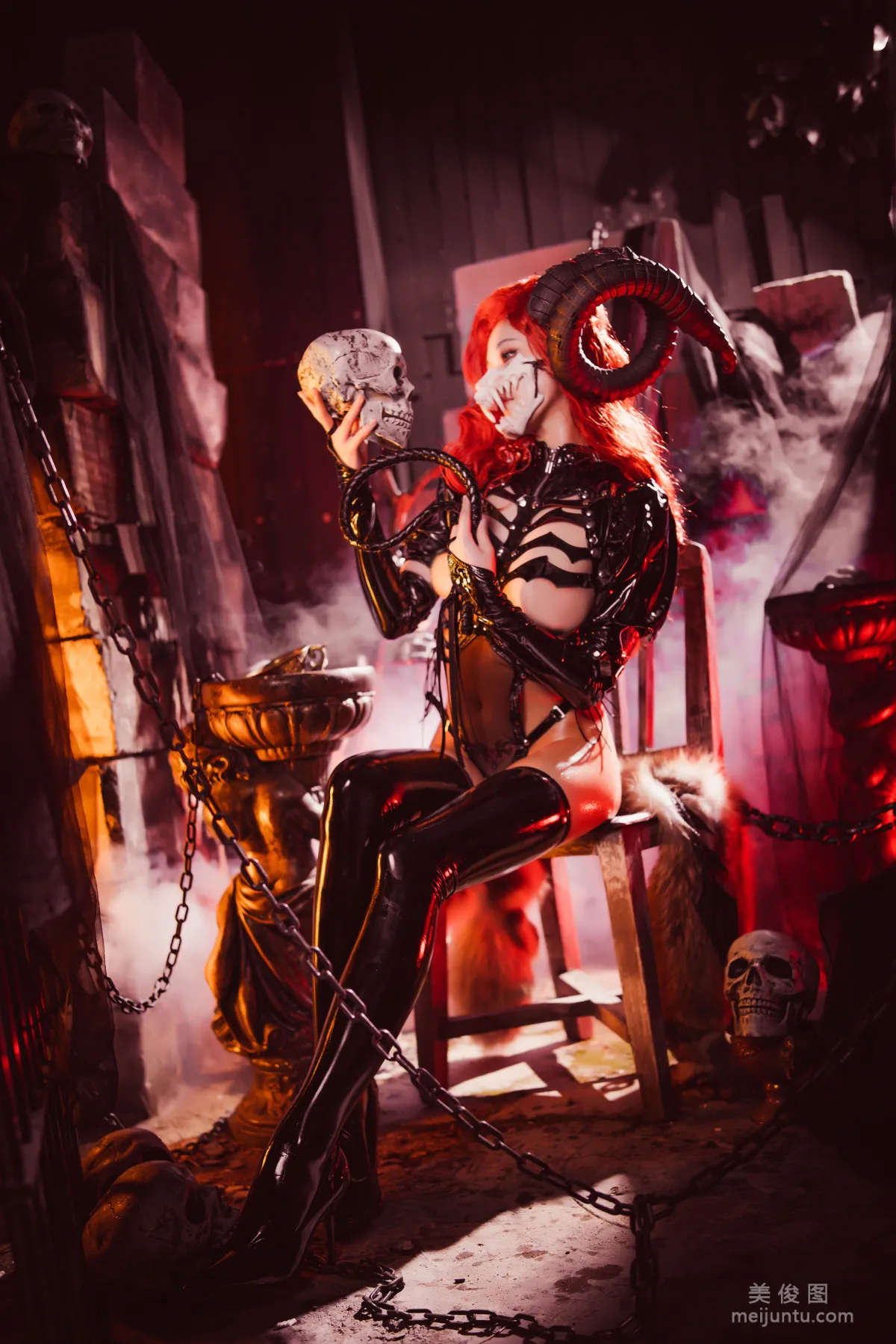 [Web Idols] Cute Girl Mizhi Maoqiu - Skeleton photo 10