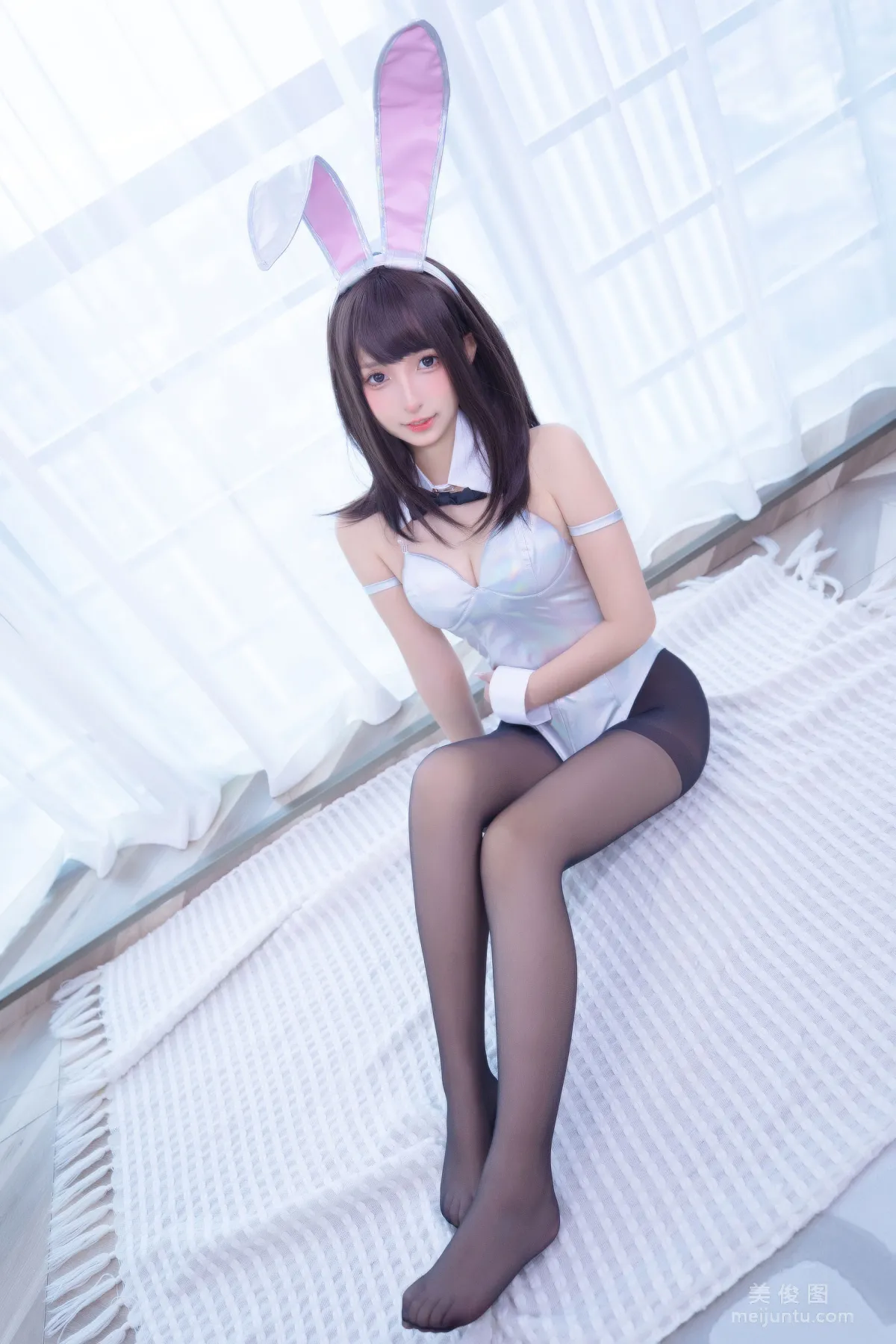 [網紅COSER] 蘿莉神楽闆真冬之バニーバブル 22