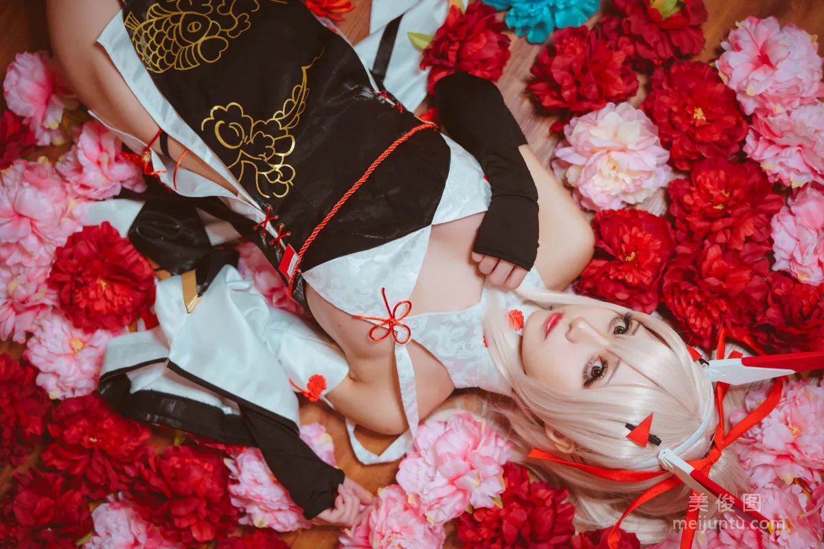 [Internet Celebrity COSER] Chongtian Linhua Rinka - Ayanami Cheongasm photo 13