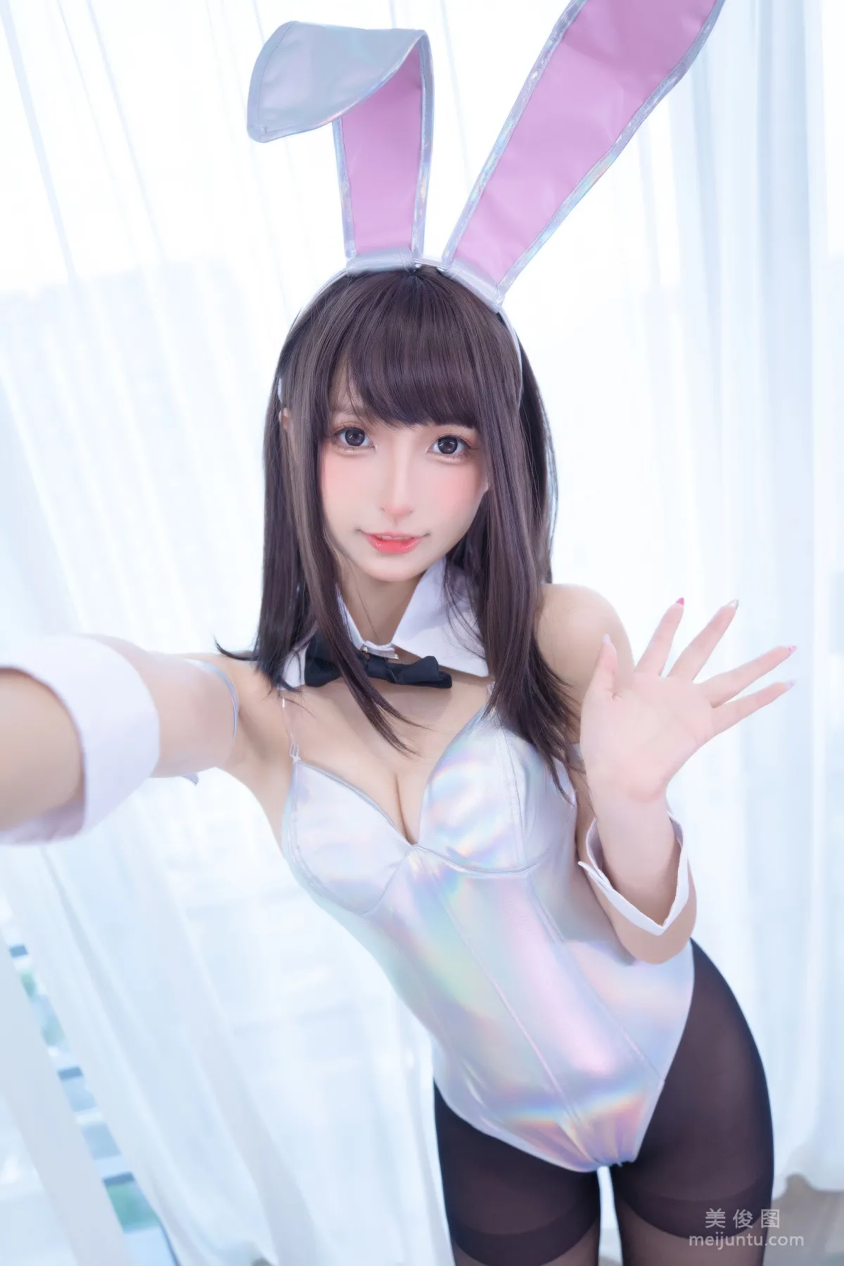 [網紅COSER] 蘿莉神楽闆真冬之バニーバブル 14
