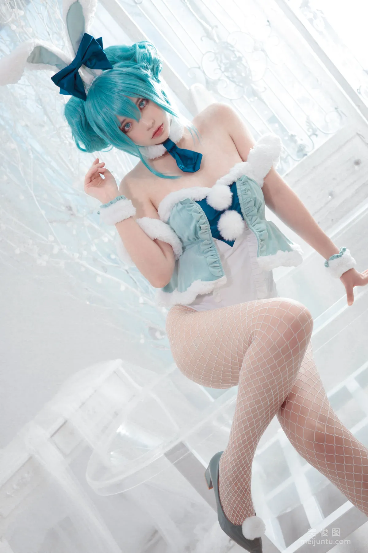 [網紅COSER] 瘋貓ss - miku初音兔女郎 24