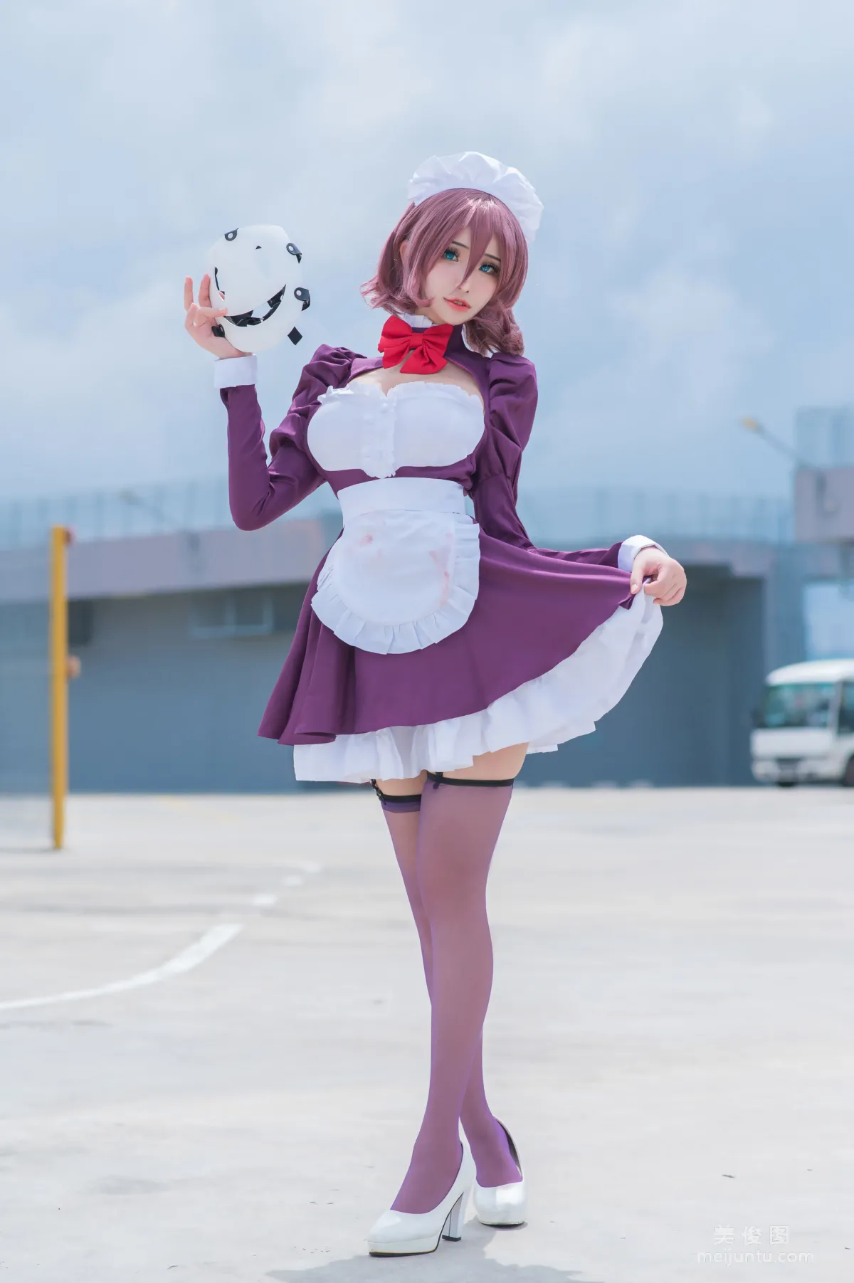 [Web Celebrity COSER] Plant Lily - Maid Mask photo 11